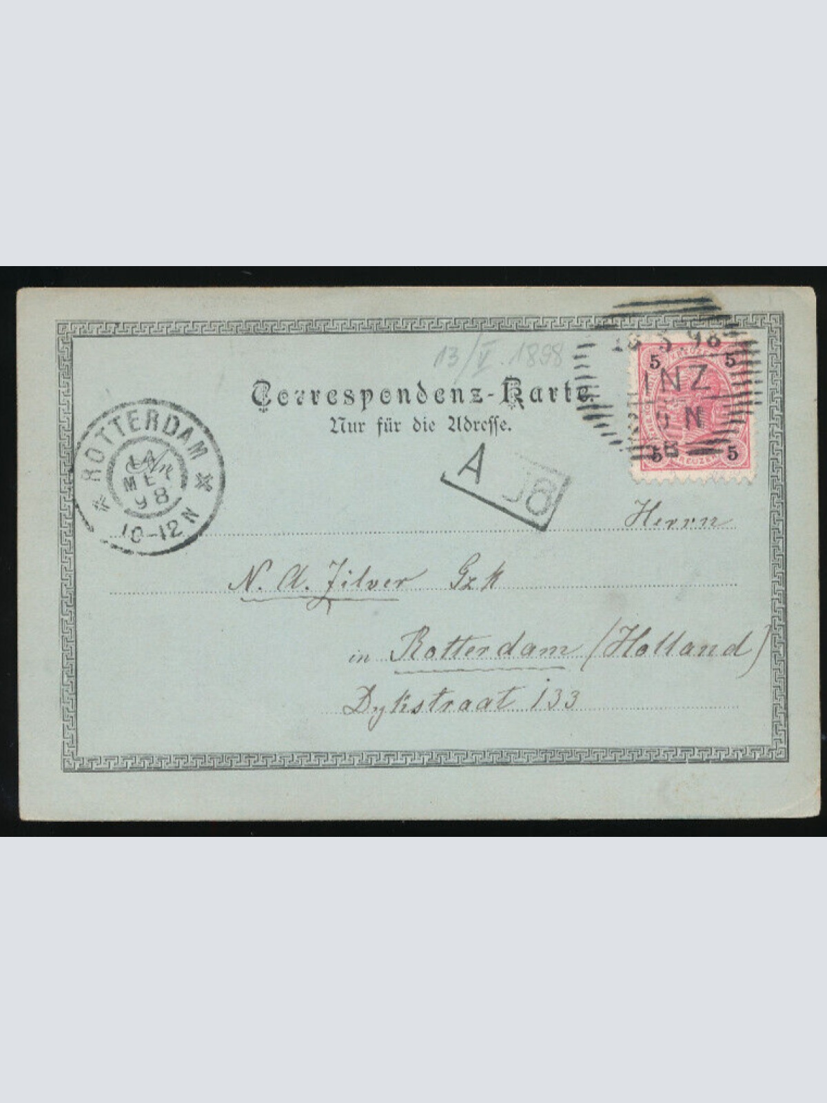 Mondschein - Karte gruss aus Linz an der Donau Oberösterreich (2669)