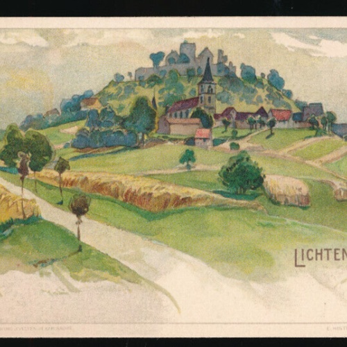 Litho-Karte aus Lichtenberg Oberösterreich (2630)