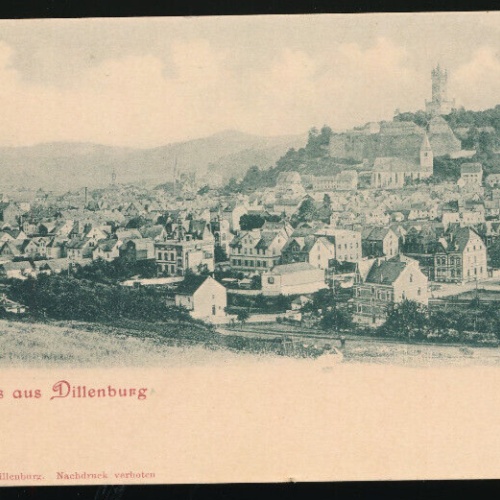 AK gruss aus Dillenburg Hessen (3228)