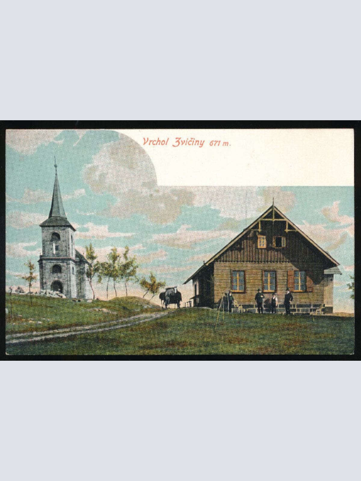 AK aus Vrchol Vvicina nejkrasnejsi pohled na Krkonose Tschechoslowakei (3196)