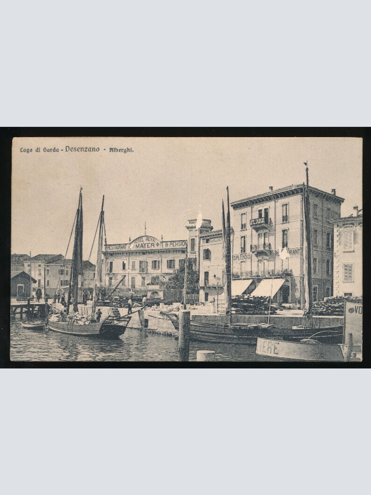 AK aus Desenzano am Gardasee Alberghi Italien (3001)