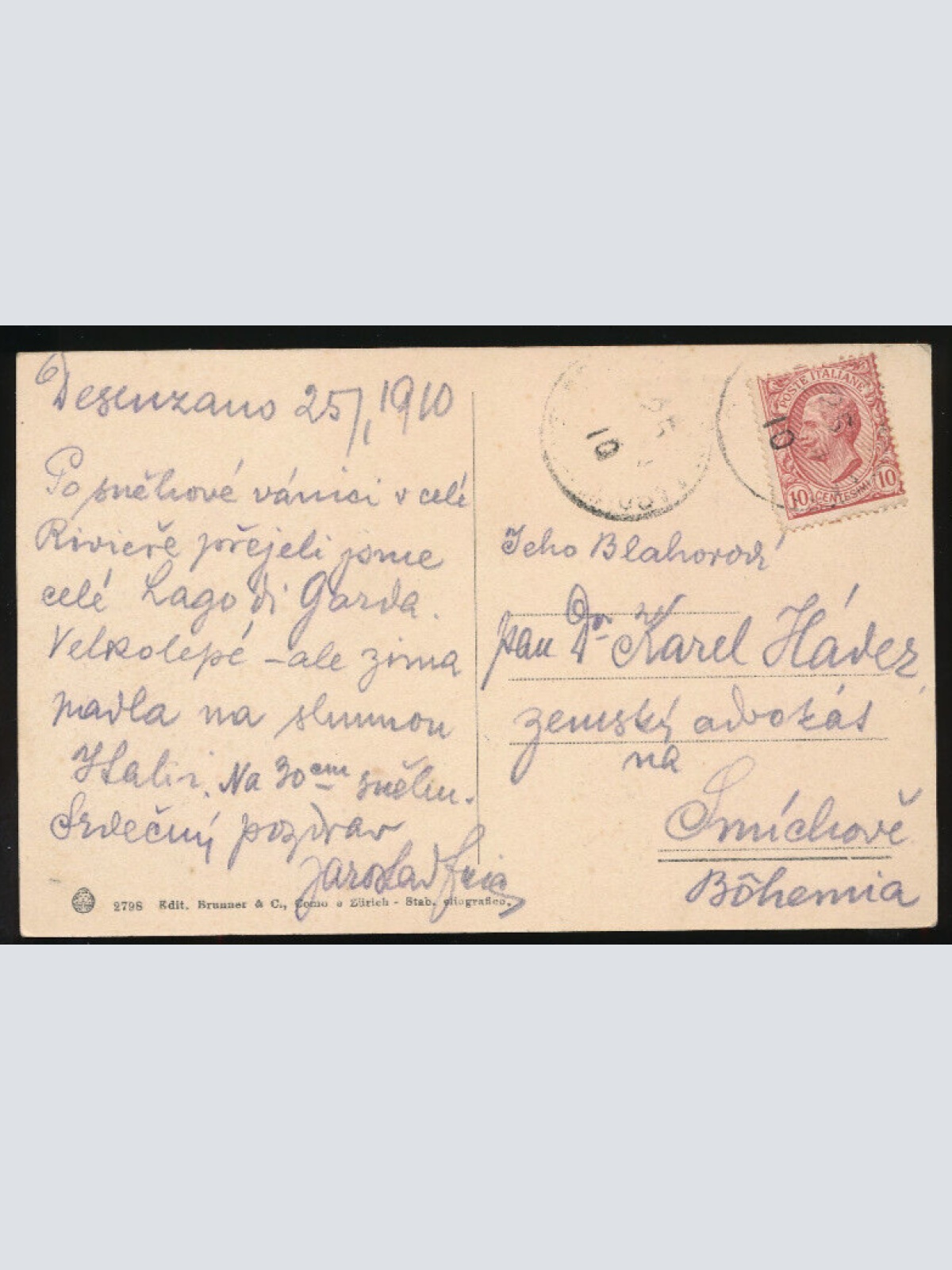 AK aus Desenzano am Gardasee Alberghi Italien (3001)