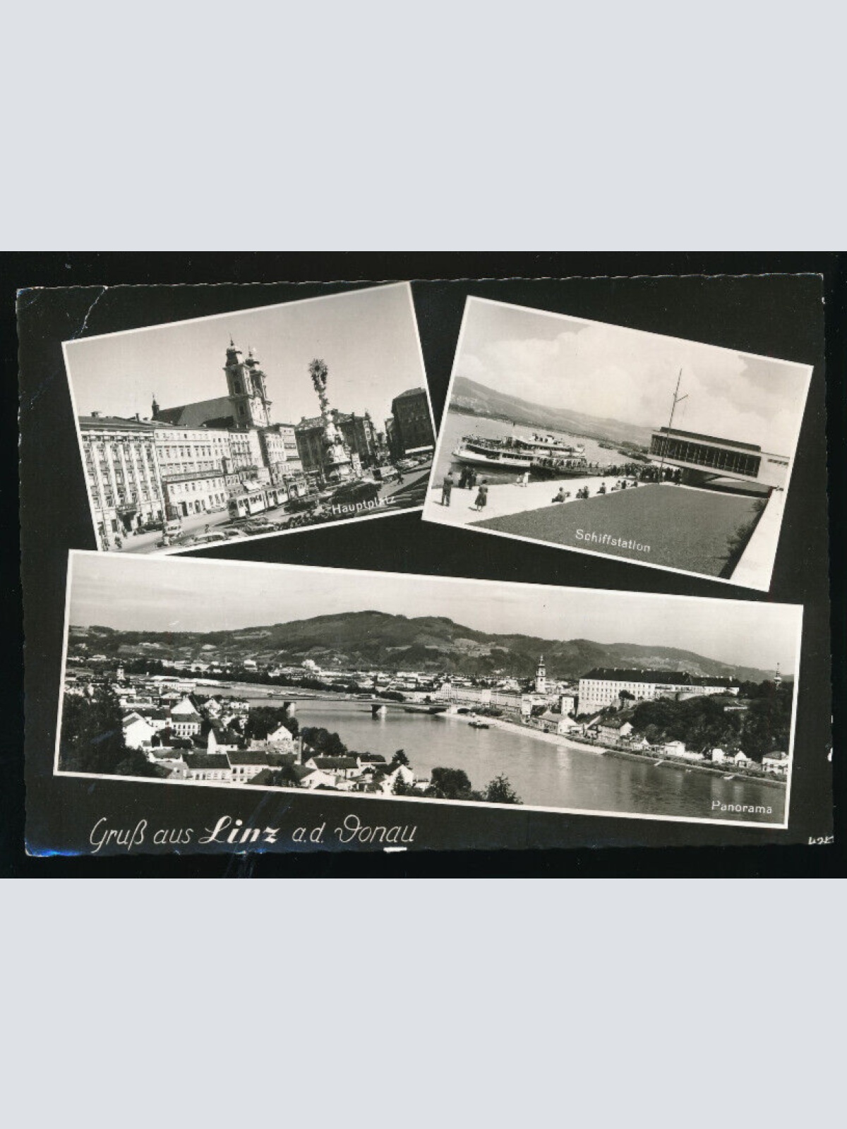 AK aus Linz an der Donau Mehrbildkarte Oberösterreich (3326)