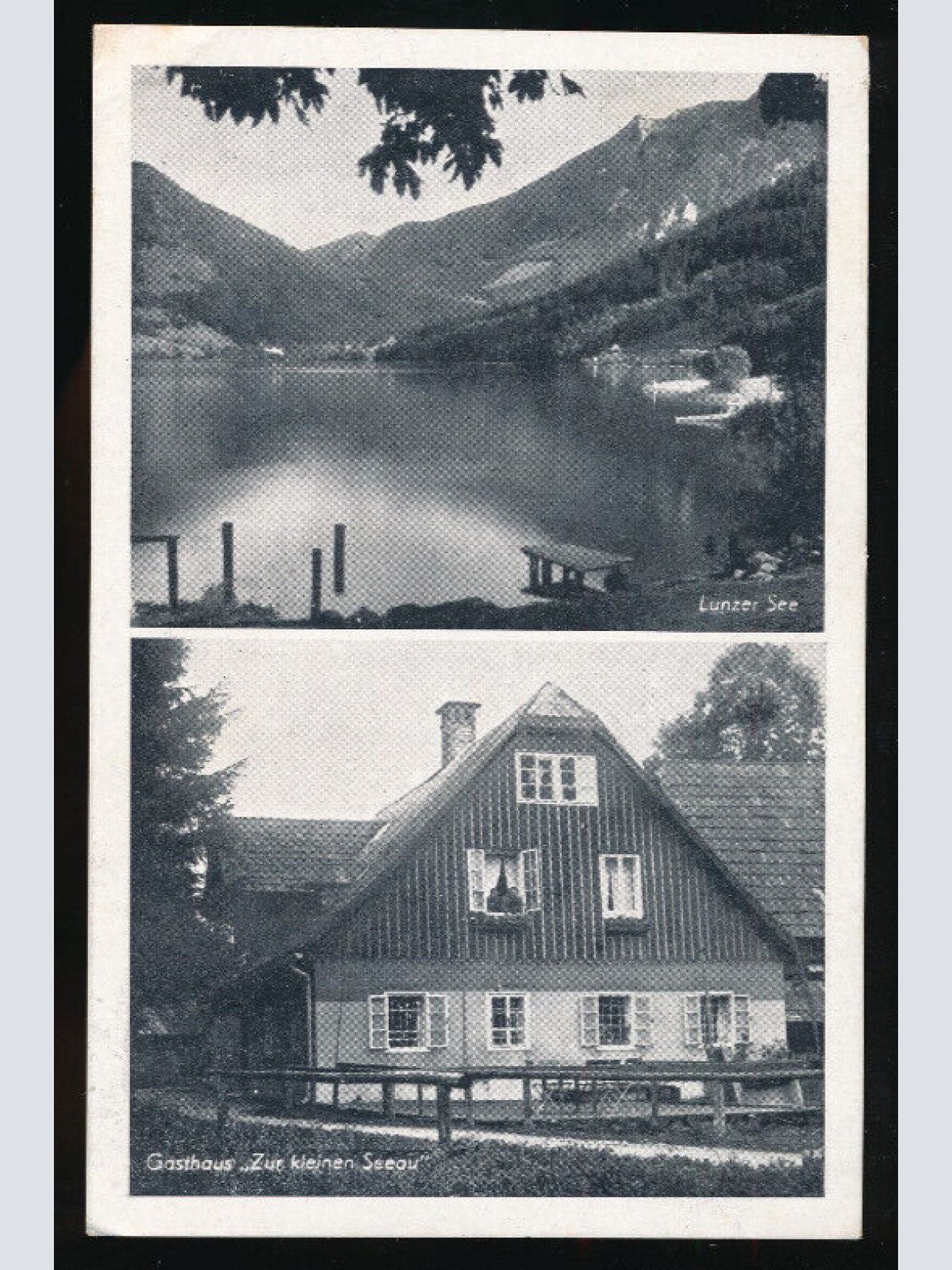 AK aus Lunz am See Gasthaus zur kleinen Seeau Niederösterreich (2610)