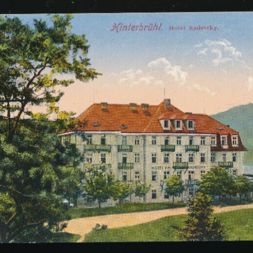 AK aus Hinterbrühl Hotel Radetzky Niederösterreich (2611)