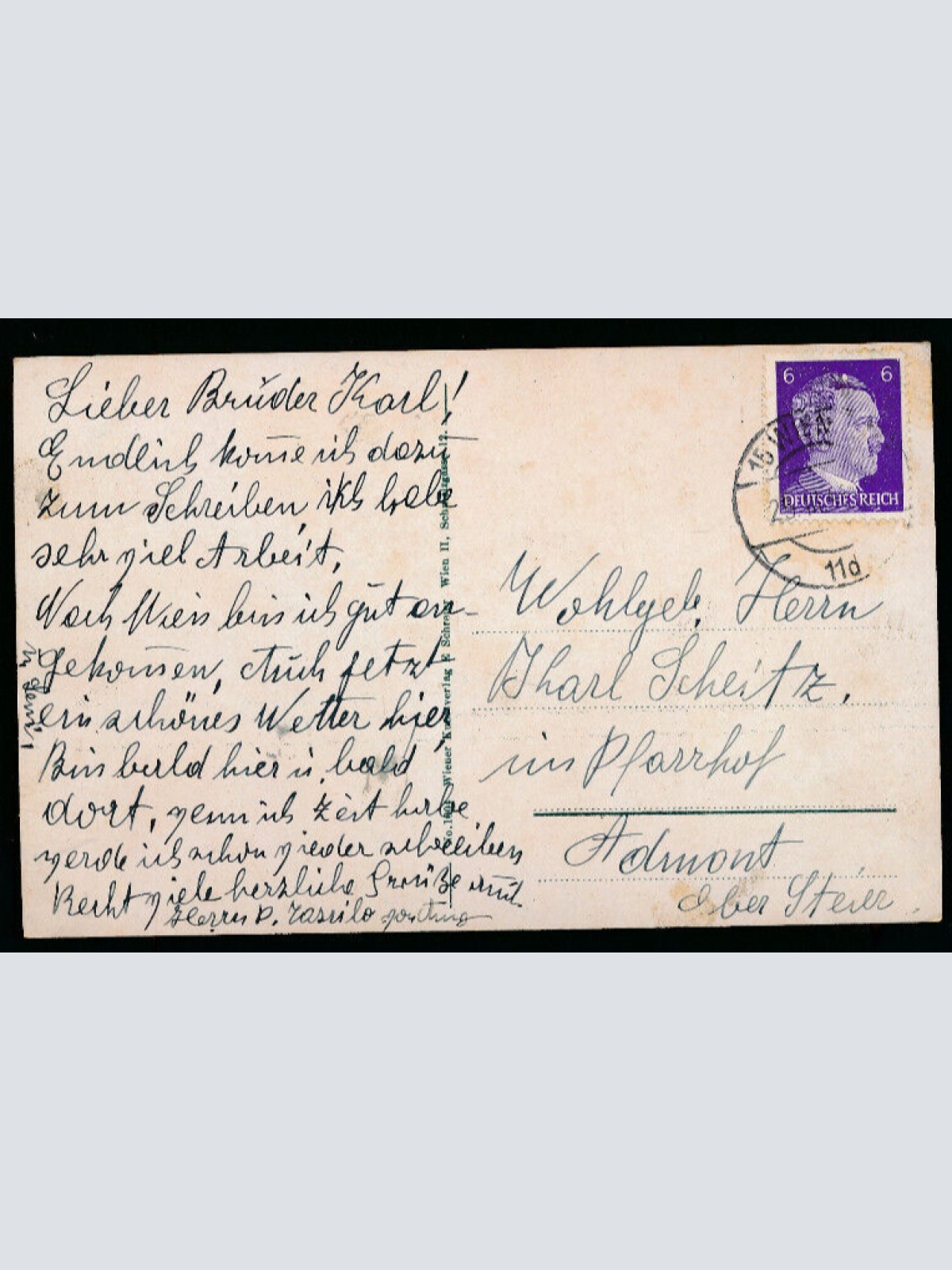 AK aus Hinterbrühl Hotel Radetzky Niederösterreich (2611)