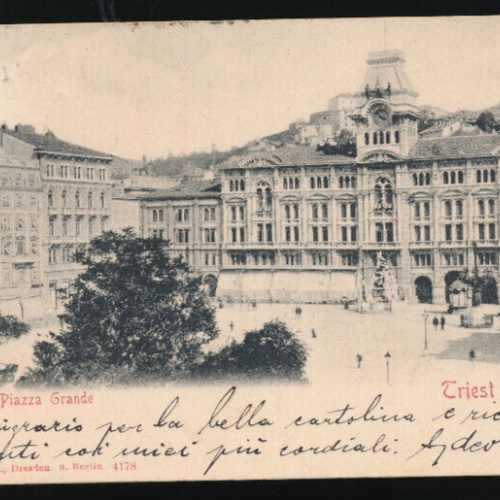 AK aus Trieste - Triest Piazza Grande Italien (3269)