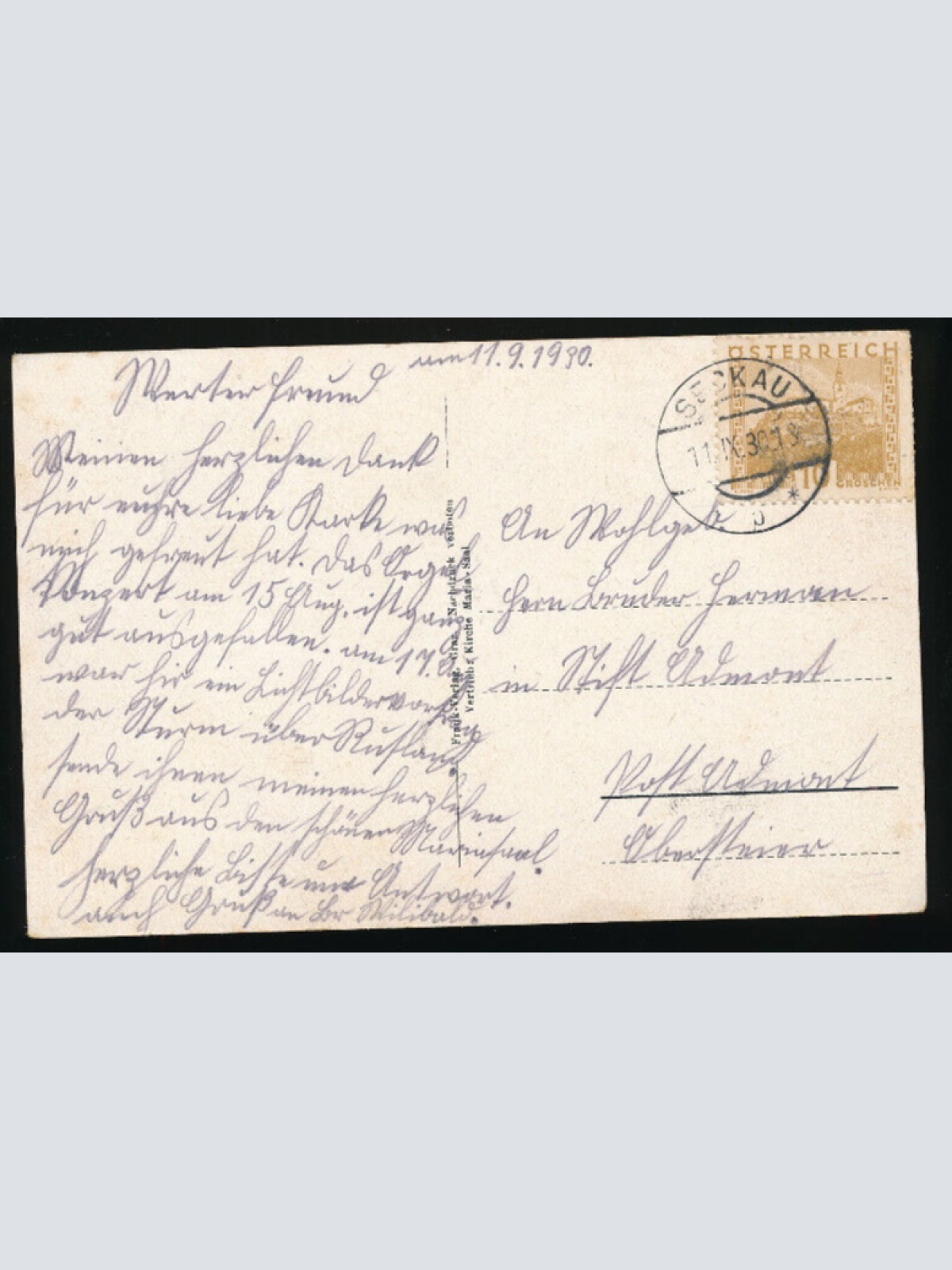 AK gruss aus Maria-Saal mit Schwalbe Kärnten (2603)