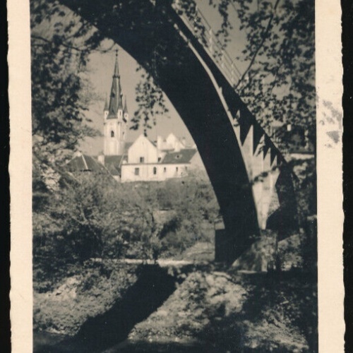 AK aus Horn Taffa Steg Niederösterreich (2608)