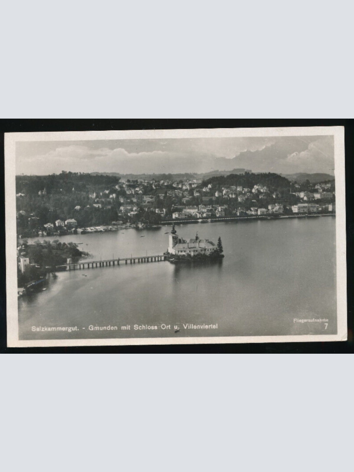 AK aus Gmunden mit Schloss Ort Oberösterreich (2625)