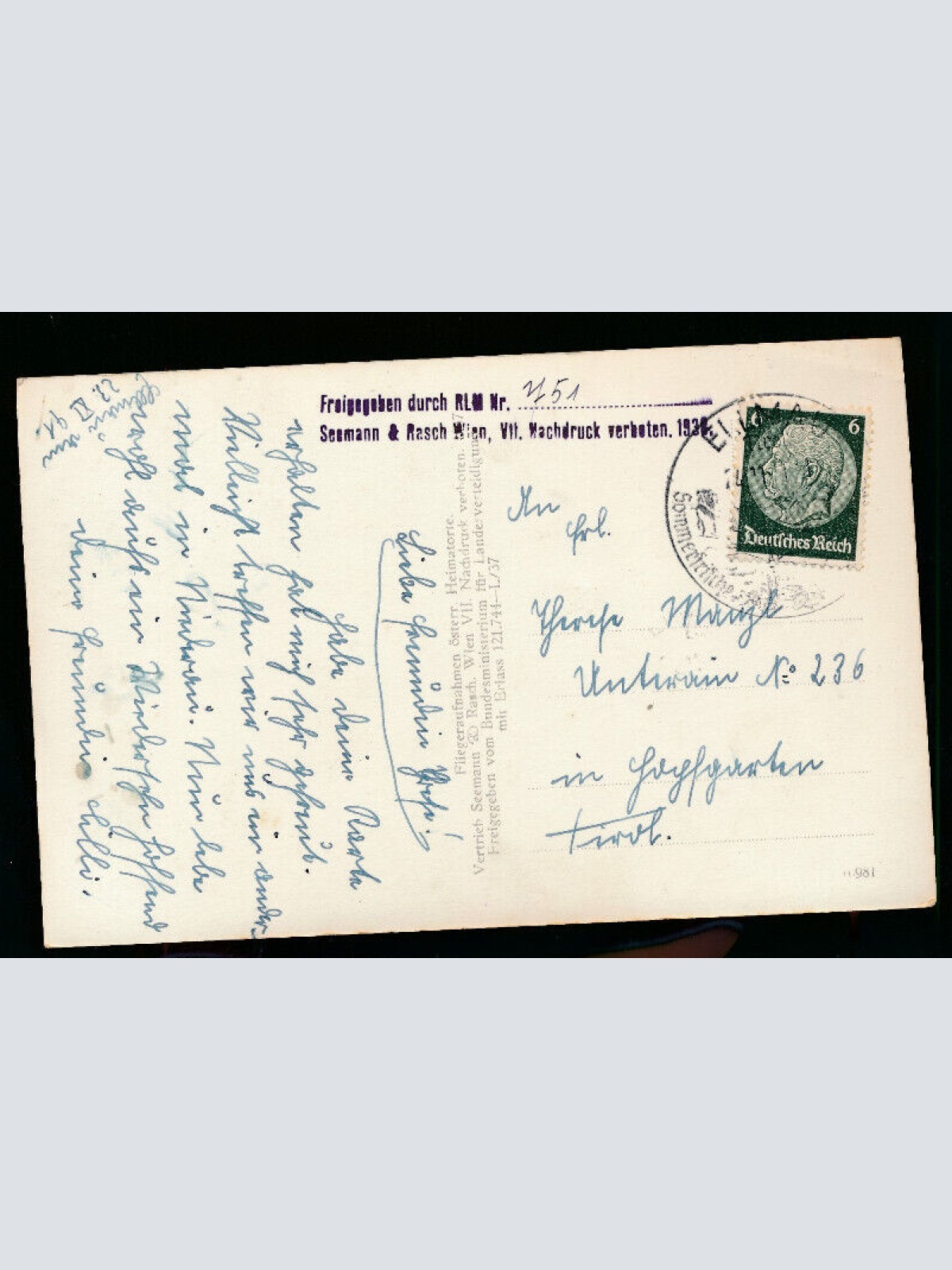 AK aus Elmau Fliegeraufnahme Tirol (3508)