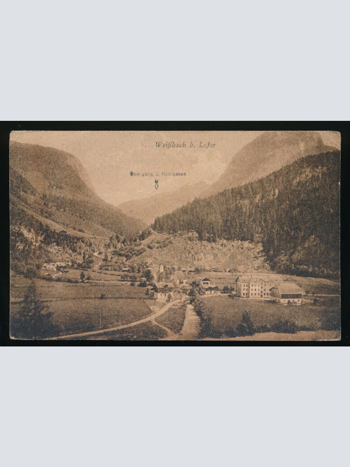 AK aus Weißbach bei Lofer Salzburg (3510)