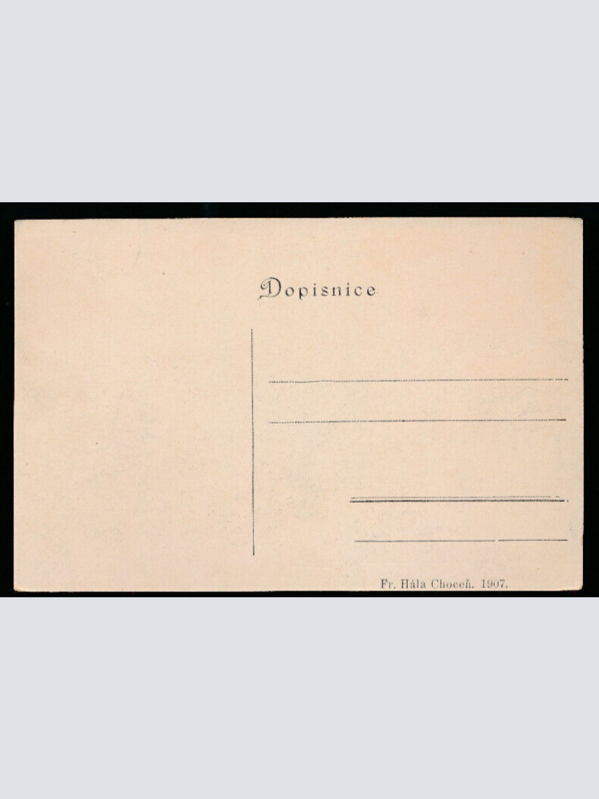 AK aus Chocen Celkovy pohled Tschechoslowakei (3377)