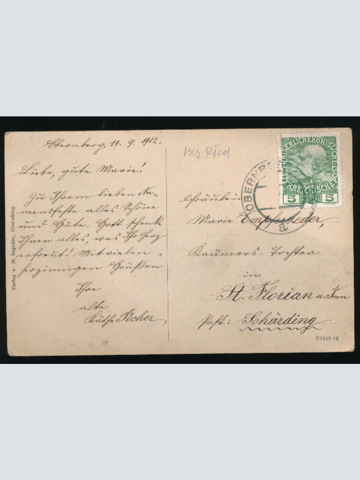 AK aus Obernberg Oberösterreich (3293)