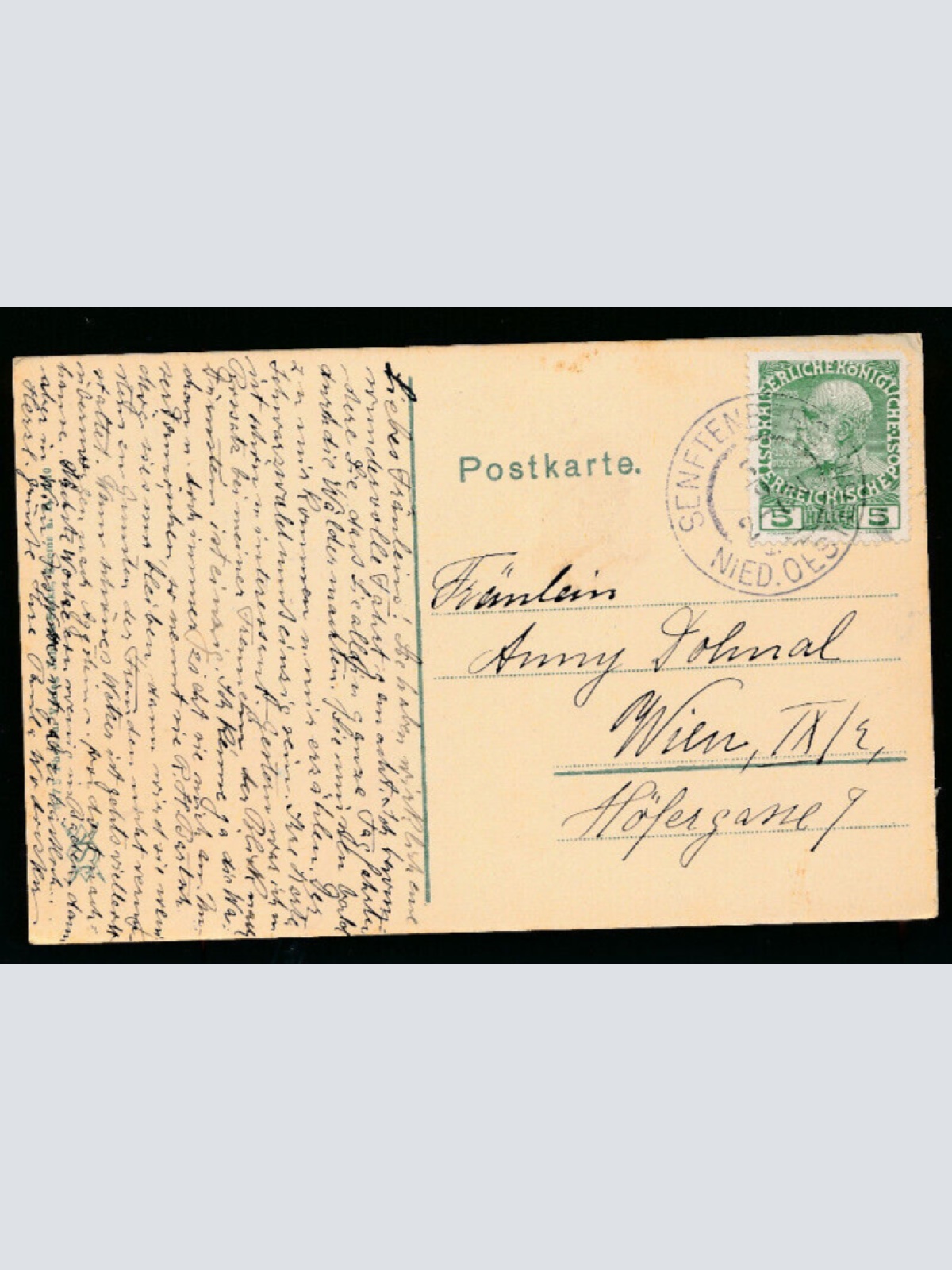 AK aus Senftenberg im Kremstale Niederösterreich (3276)