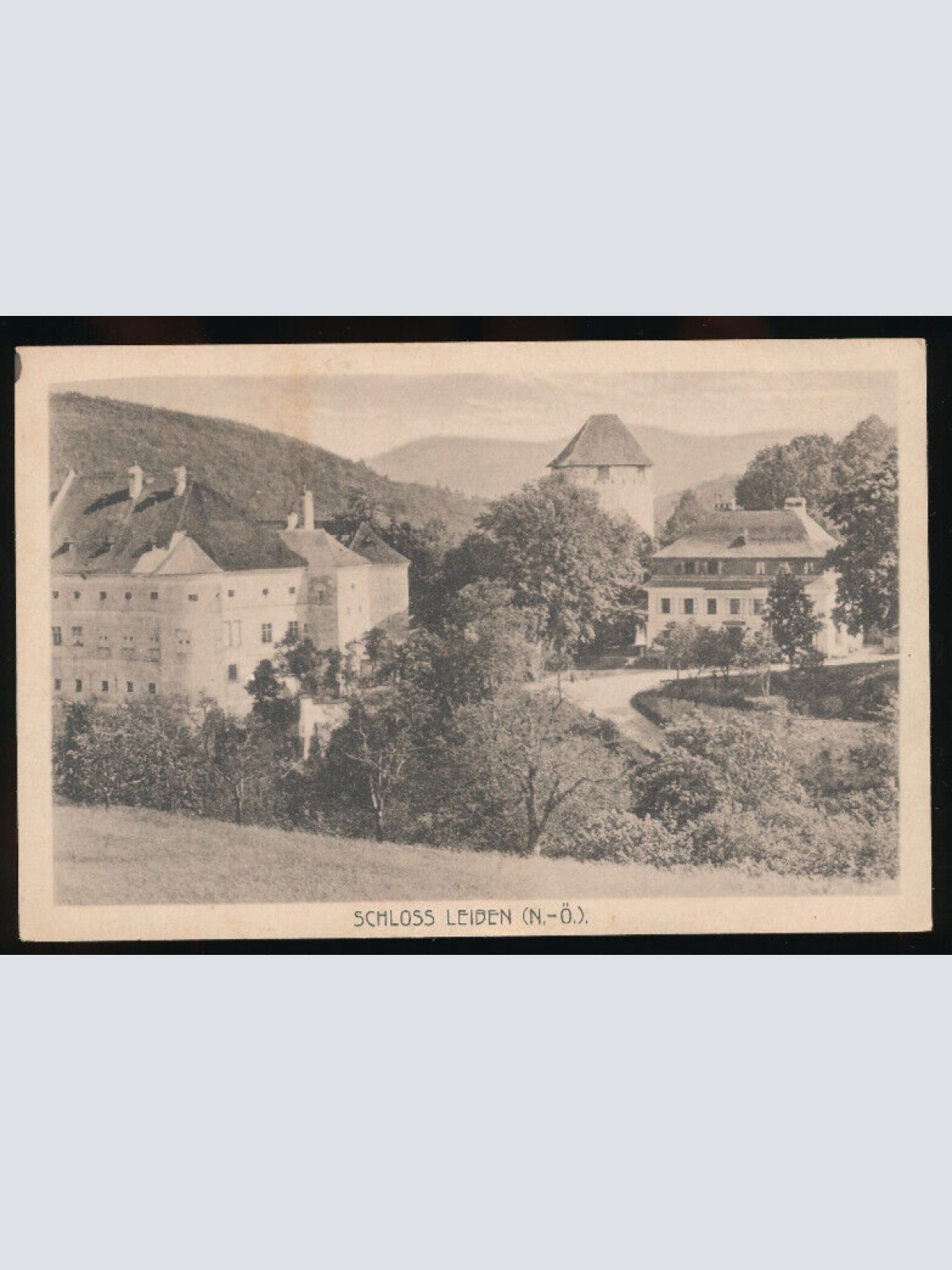 AK aus Leiben mit Schloss Leiben Niederösterreich (3336)