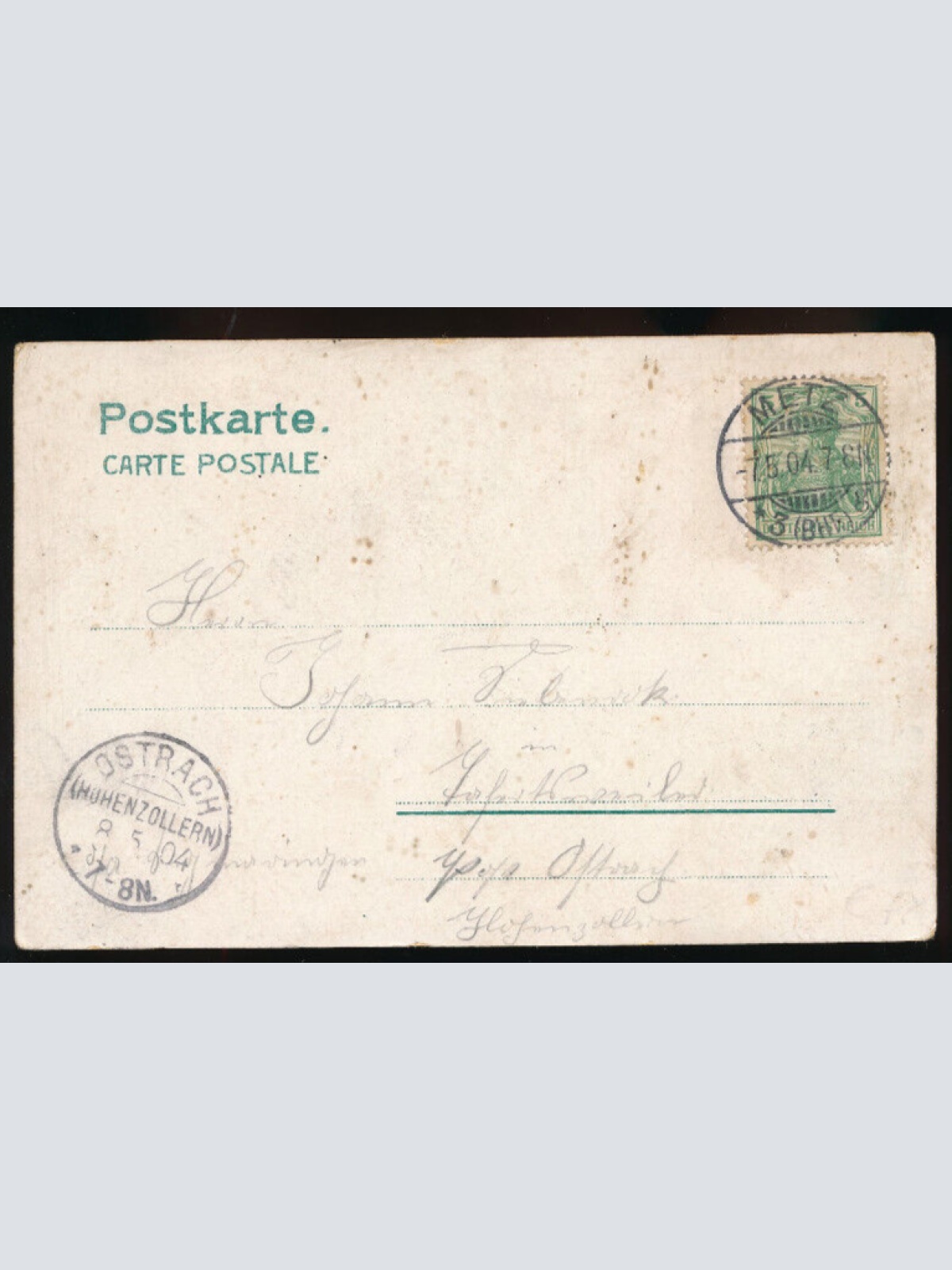 Litho - Karte gruss aus Metz Frankreich (3319)