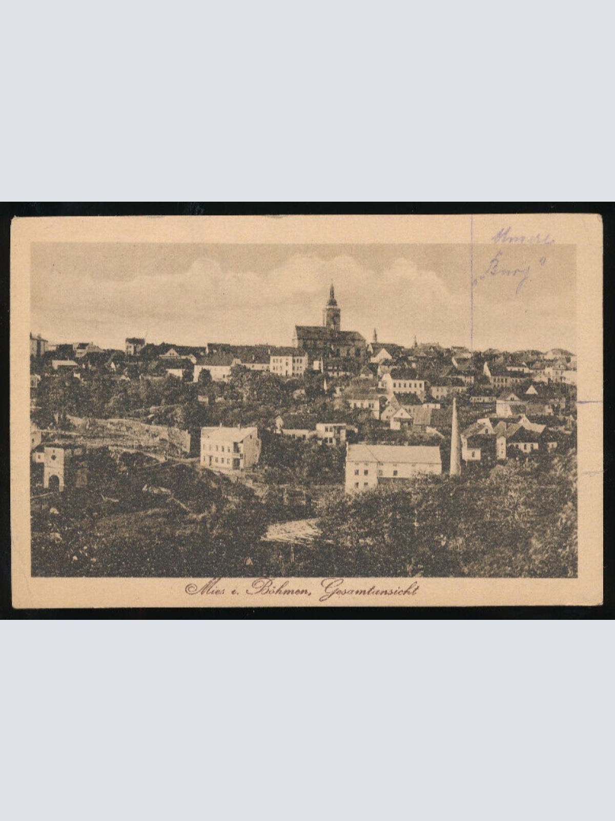 AK aus Mies in Böhmen Tschechoslowakei (3182)