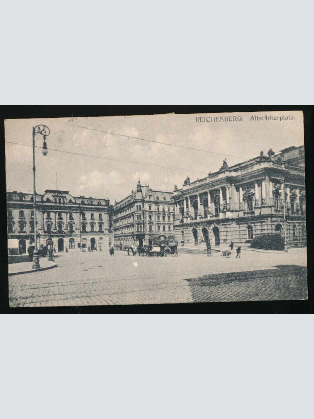 AK aus Liberec - Reichenberg Altstädterplatz Tschechoslowakei (3619)