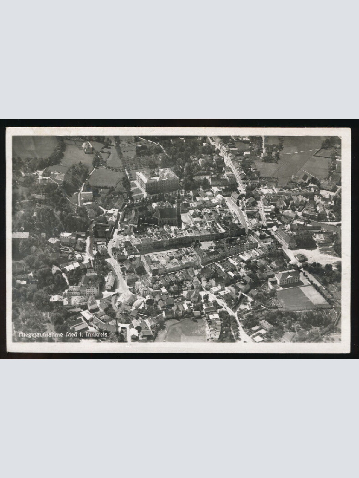 AK aus Ried im Innkreis Fliegeraufnahme Oberösterreich  (2960)