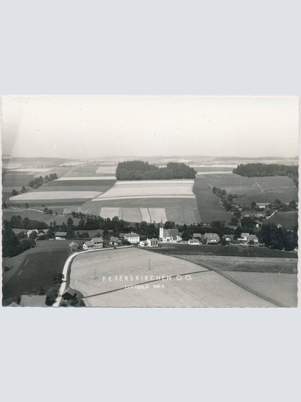 AK, Peterskirchen, Luftbild Nr. 1, Oberösterreich (S300)