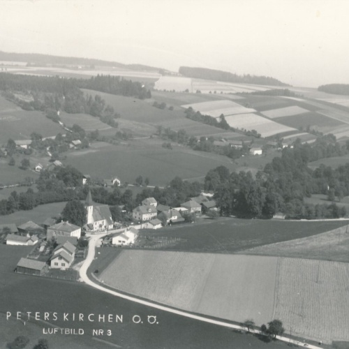 AK, Peterskirchen, Luftbild Nr. 3, Oberösterreich (S320)