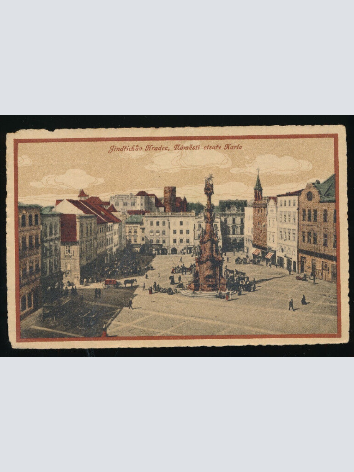 AK aus jindrichuvhradek Tschechoslowakei (3180)