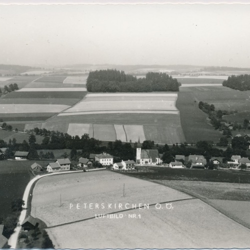 AK, Peterskirchen, Luftbild Nr. 1, Oberösterreich (S322)