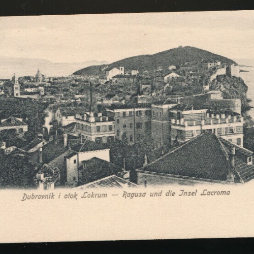 AK aus Dubrovnik i otok Lokrum Kroatien (3100)