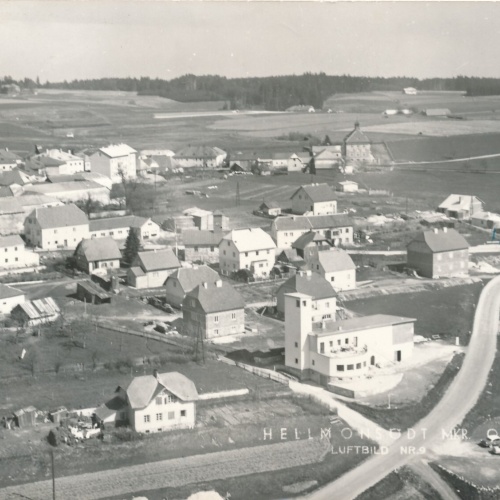 AK, Hellmonsödt, Luftbild Nr. 9, Oberösterreich (S304)