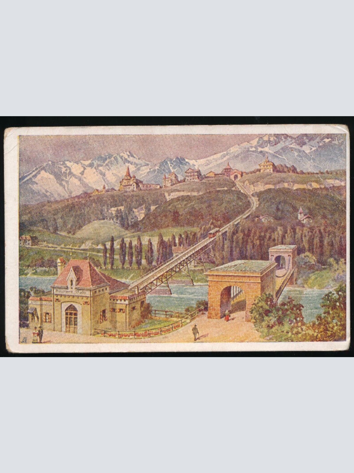 AK aus Innsbruck Hungerburgbahn Tirol (3575)