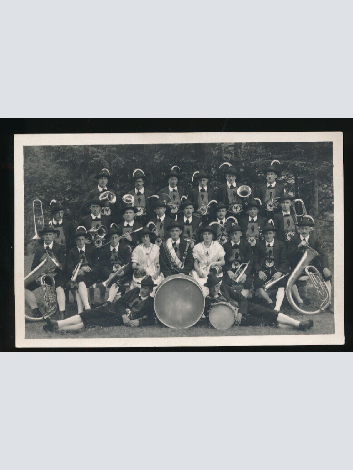 AK von der Musikkapelle Schattwald (3577)