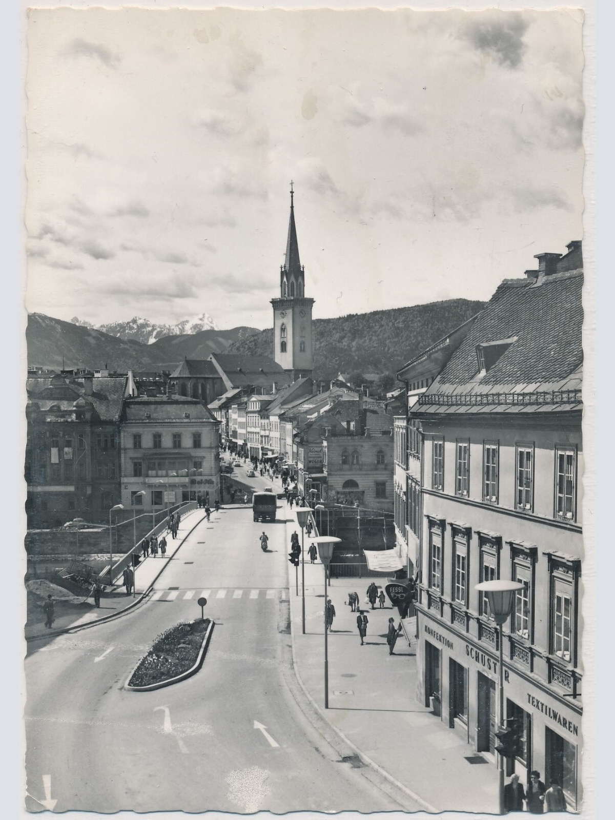AK, Villach, Neue Draubrücke, Kärnten, Österreich (S294)