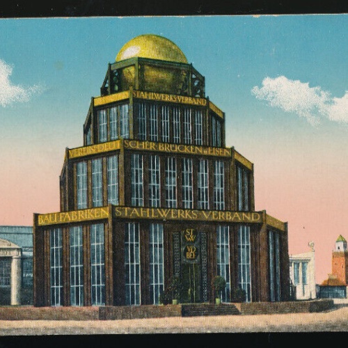 AK aus Leipzig Intern. Baufachausstellung mit Sonderausstellung Sachsen (3568)