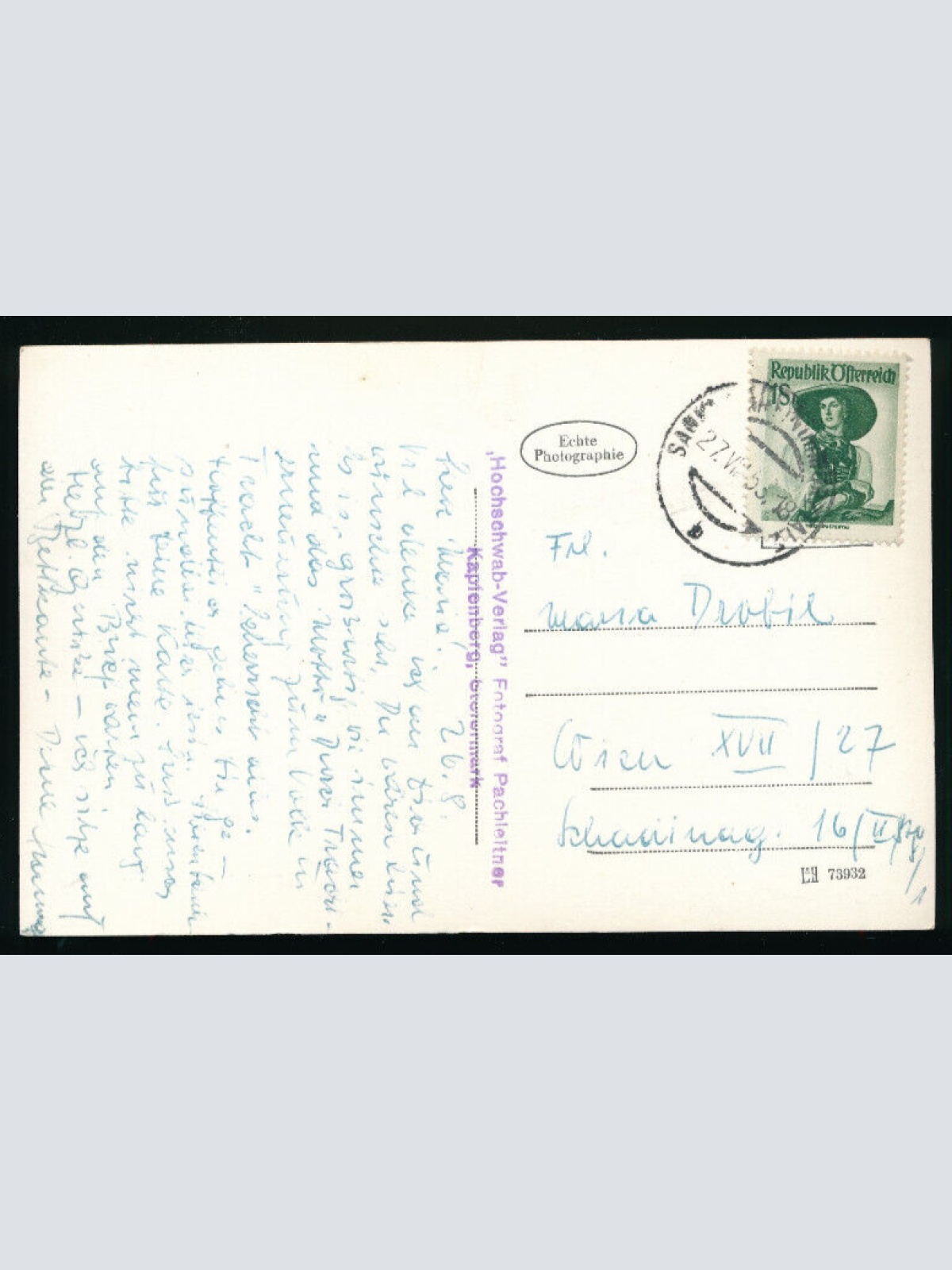 AK aus St.Marein Bräuerliches Volksbildungsheim Graschnitz Steiermark (3606)