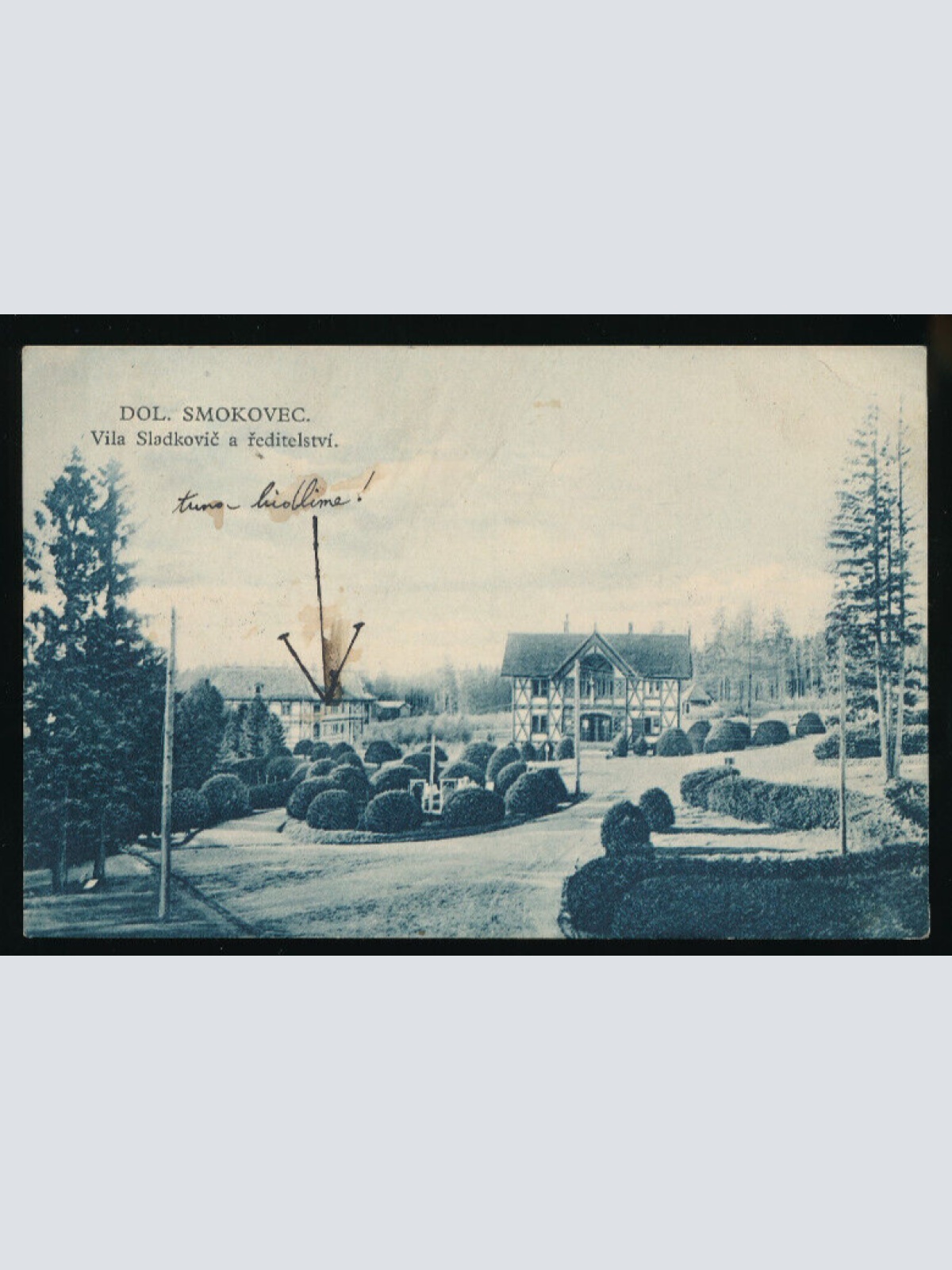 AK aus Dol. Smokovec Vila Sladkovic a reditelstvi Slowenien (3066)