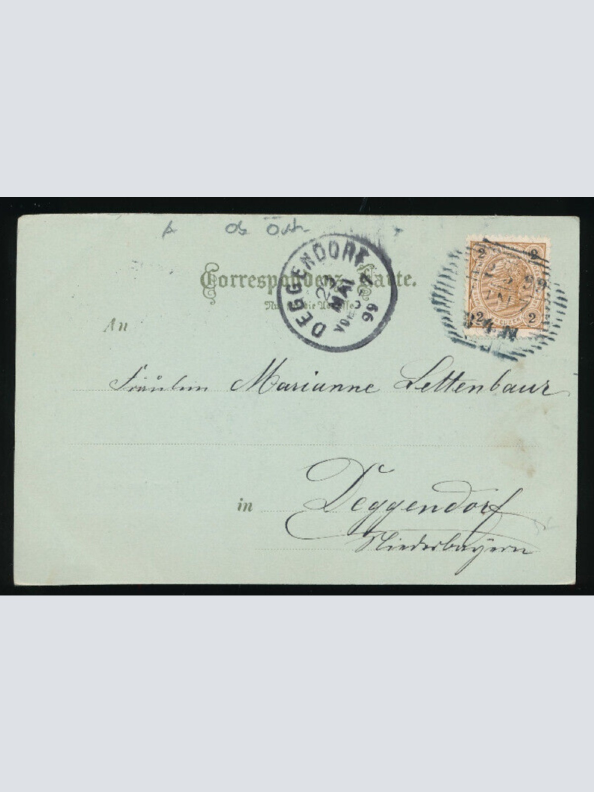 Mondschein - Karte aus Grein an der Donau Oberösterreich (3516)