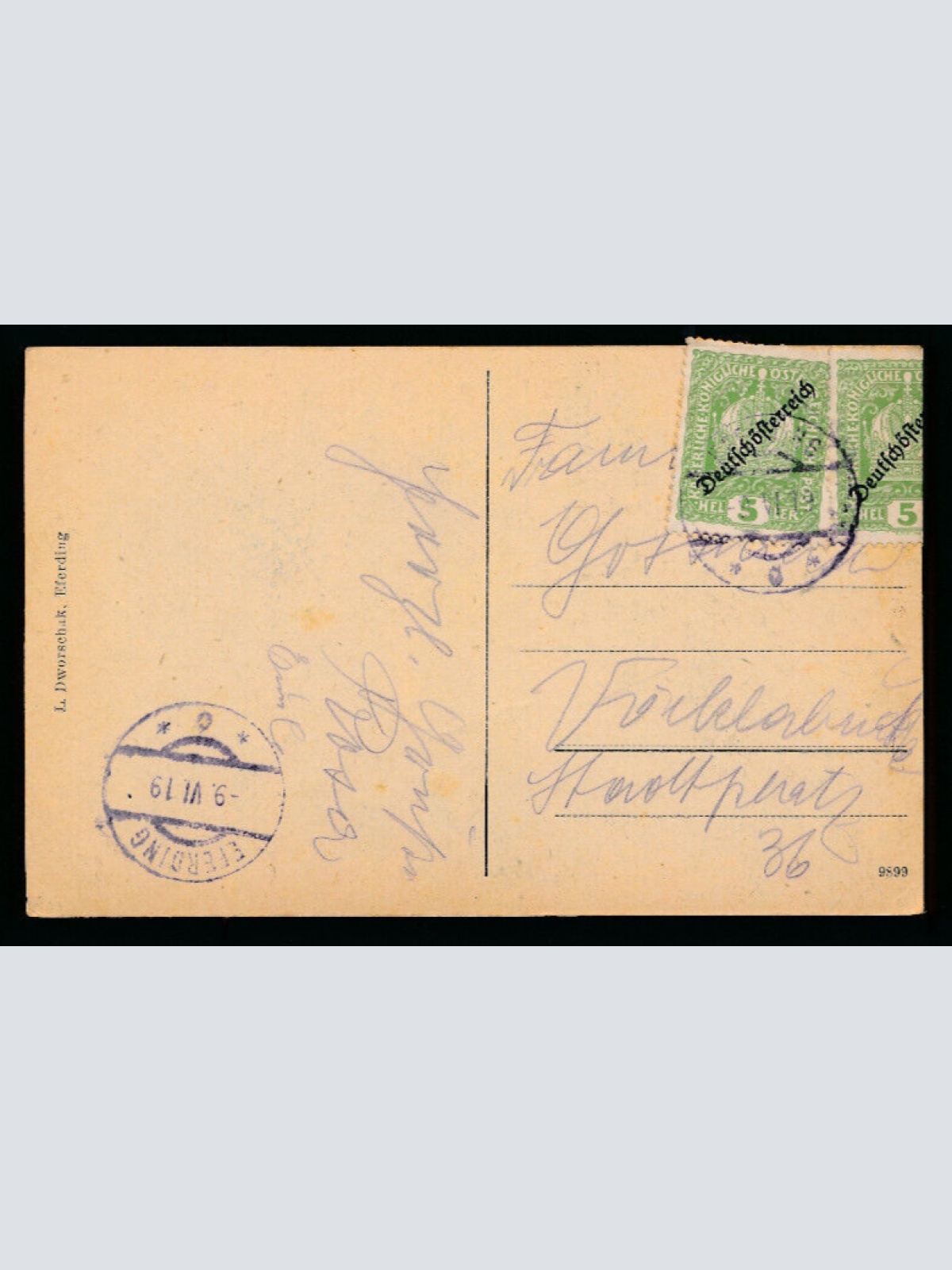 AK aus Eferding Kaiser Franz Josef Platz Oberösterreich (3450)