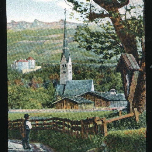 AK aus Amras mit Schloß Amras Tirol (3666)