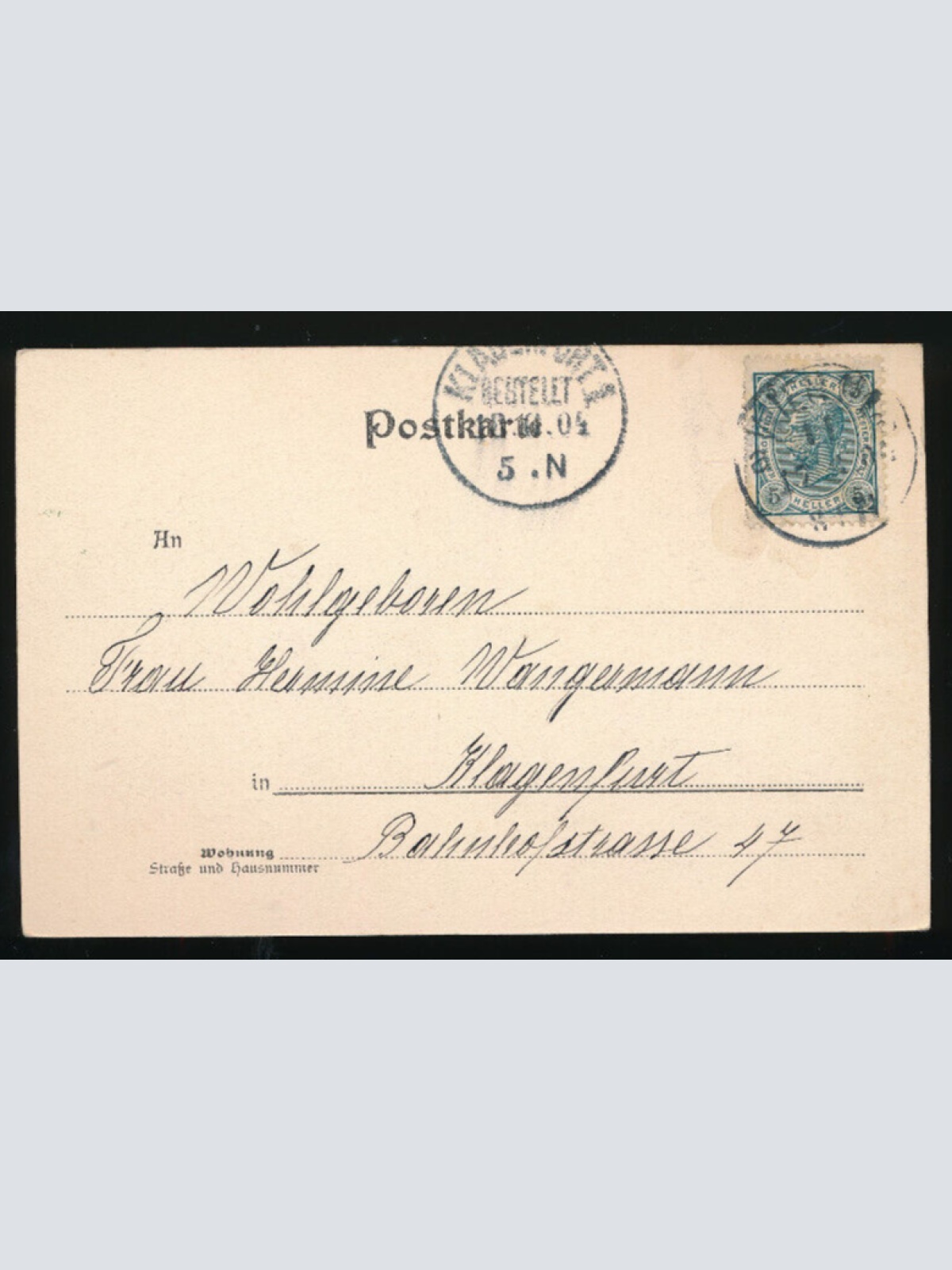 AK aus Wien K.K. Prater mit Konstantinhügel (3654)