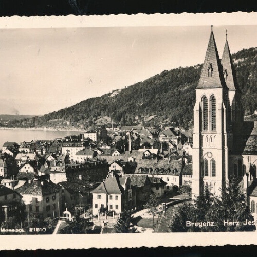 AK aus Bregenz Herz Jesu Kirche Vorarlberg (3657)