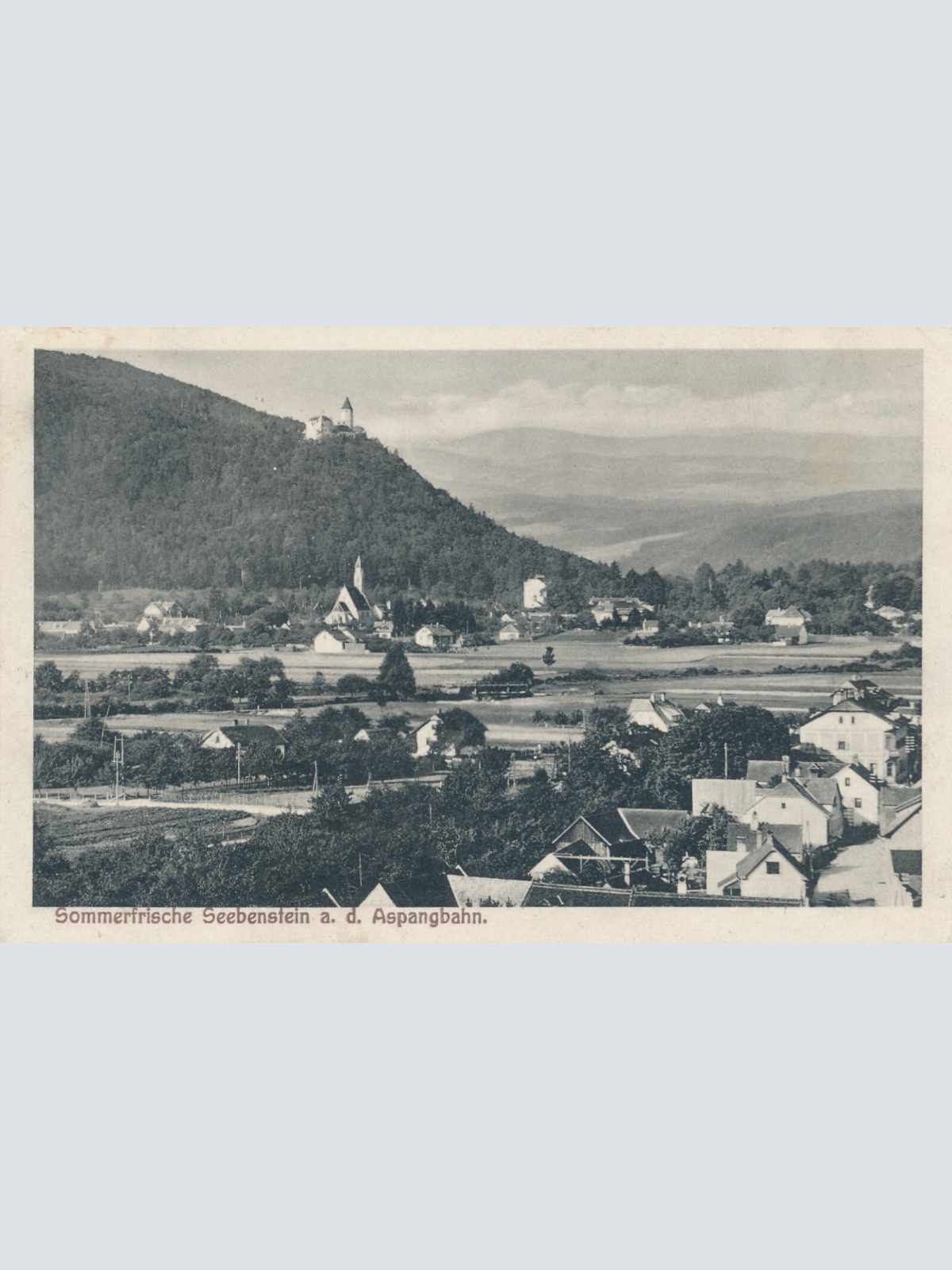 AK, Sommerfrische Seebenstein a. d. Aspangbahn, Niederösterreich (S337)