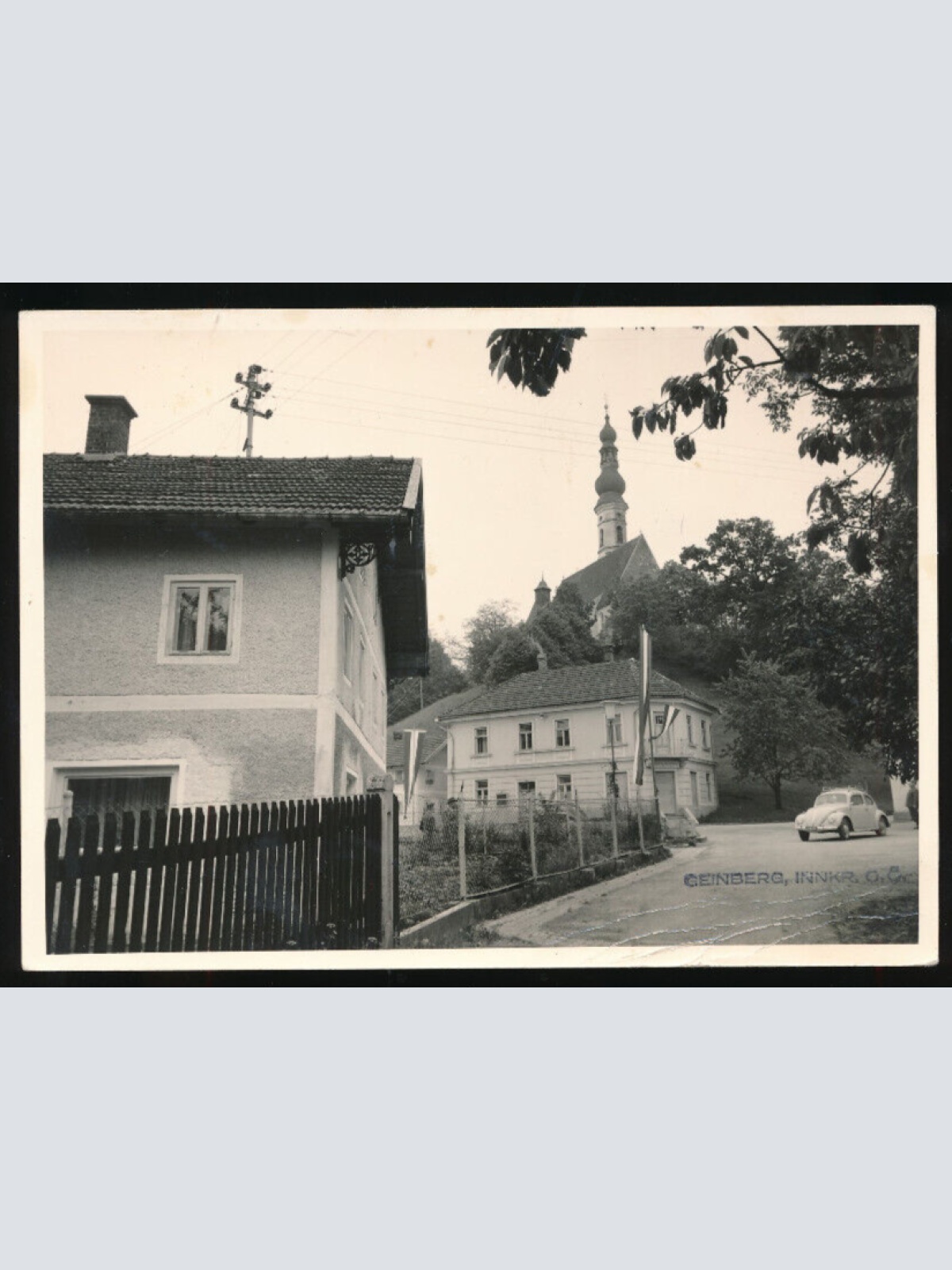 AK aus Geinberg mit VW Käfer Oberösterreich (3678)