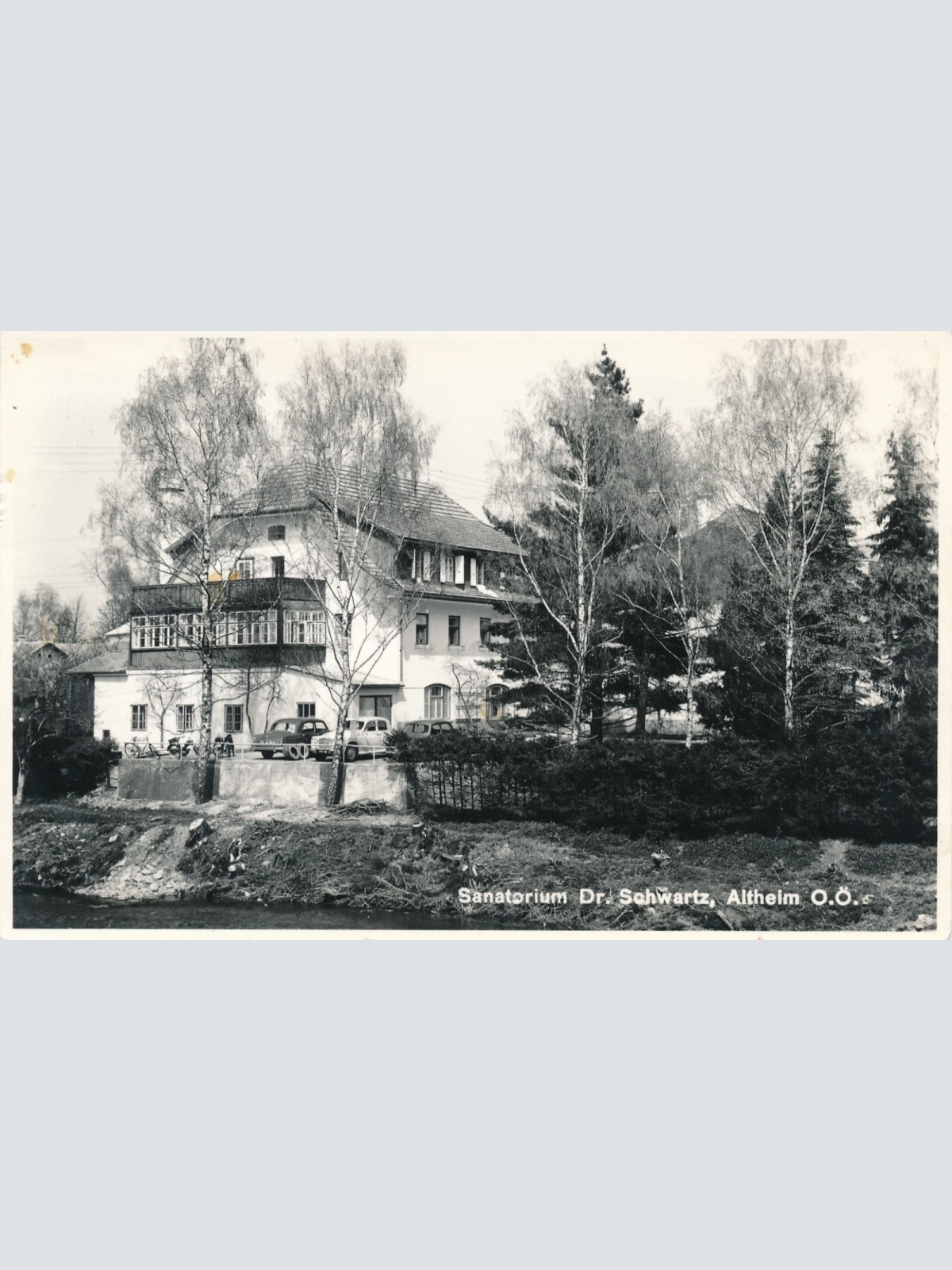 AK, Sanatorium Dr. Schwartz, Altheim, Oberösterreich (S240)