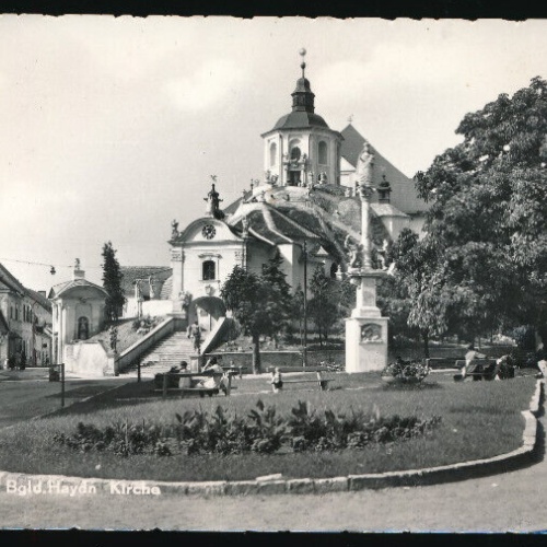 AK aus Eisenstadt mit Haydn Kirche Burgeland (3839)