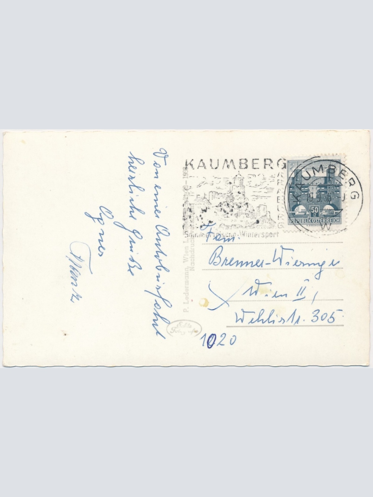 AK, Sommerfrische St. Corona am Schöpfel, Niederösterreich, Österreich (S253)