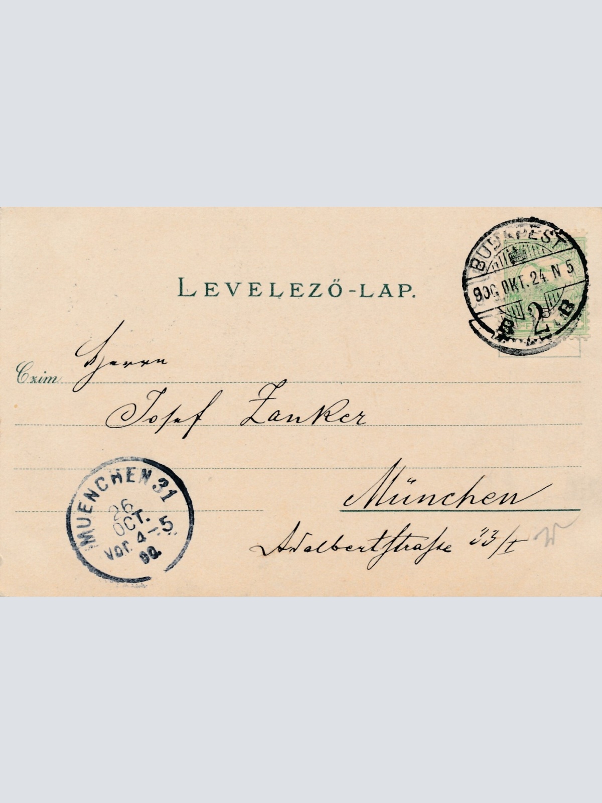 AK, Budapest, Kettenbrücke, Ungarn (S283)