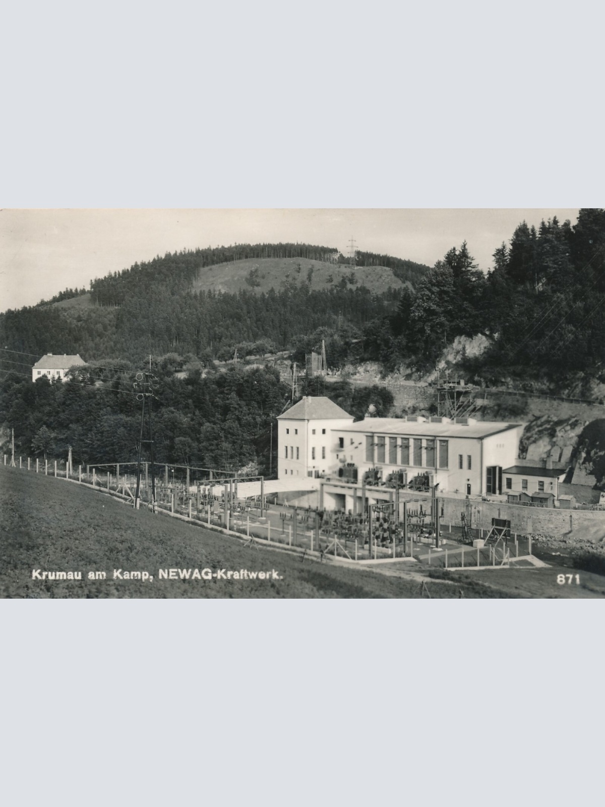 AK, Krumau am Kamp, NEWAG-Kraftwerk, Niederösterreich, Österreich (S256)