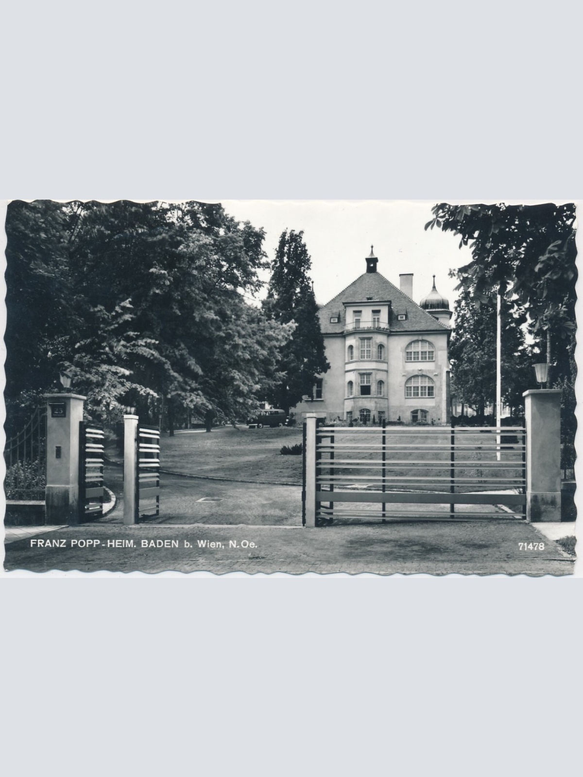 AK, Franz Popp-Heim, Baden b. Wien, Niederösterreich, Österreich (S257)