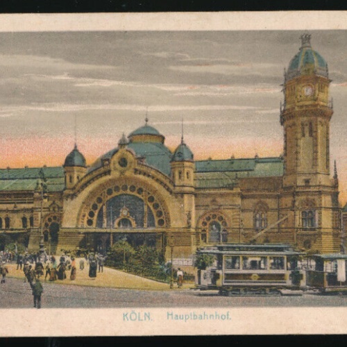 AK aus Köln mit Hauptbahnhof Nordrheinwestalen (3861)
